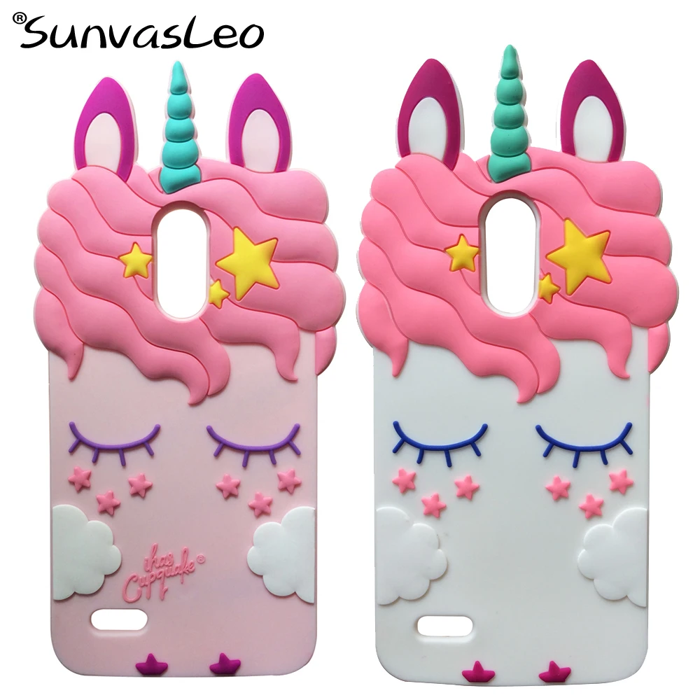 

For LG Stylo 3 / Stylo 3 Plus 3D Cartoon Case Unicorn Soft Silicone Phone Cover Skin For LG G4 Stylus 3 LS777 / K10 Pro Shells