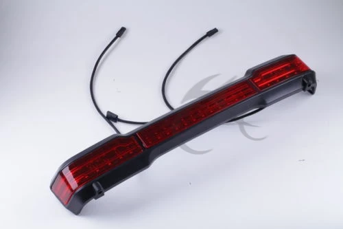 

Black LED Tail Brake Light Accent for Harley Touring Trunk King Tour Pack Wrap