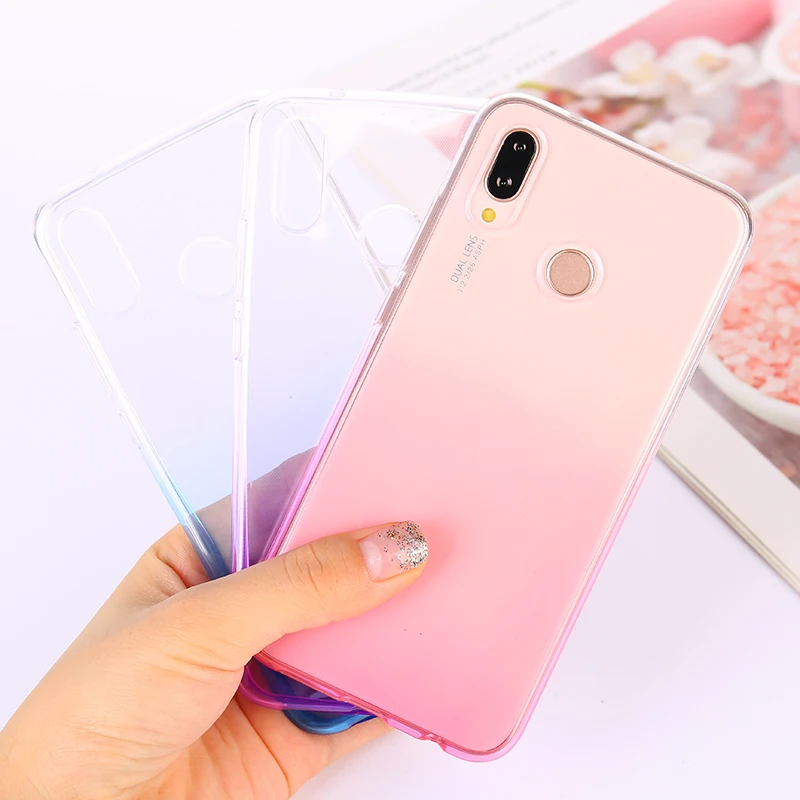 

Gradient TPU Case for Huawei P8 P9 Lite 2017 P10 P20 Pro Y9 Y5 Y6 Prime 2018 Honor 10 9 Lite Honor 7C 7A Pro 6A 7X P Smart Cover