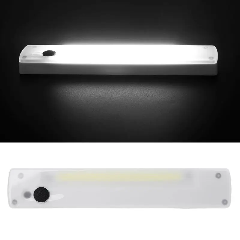 New Portable COB Nightlight Wireless LED Switch Closet Light Cabinet Porch Lamp With Magnetic Strip 4.5V 2.5W White Night Light