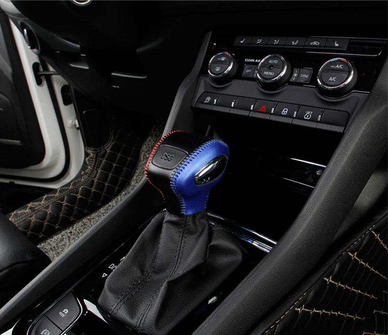 Высокое качество, Воловья кожа, верхний слой, автоматический механизм переключения передач, для Skoda Kodiak GT