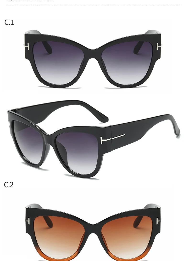 Новинка, портативные Модные женские солнцезащитные очки кошачий глаз, женские солнцезащитные очки с градиентными точками для вождения, Oculos feminino de sol UV400