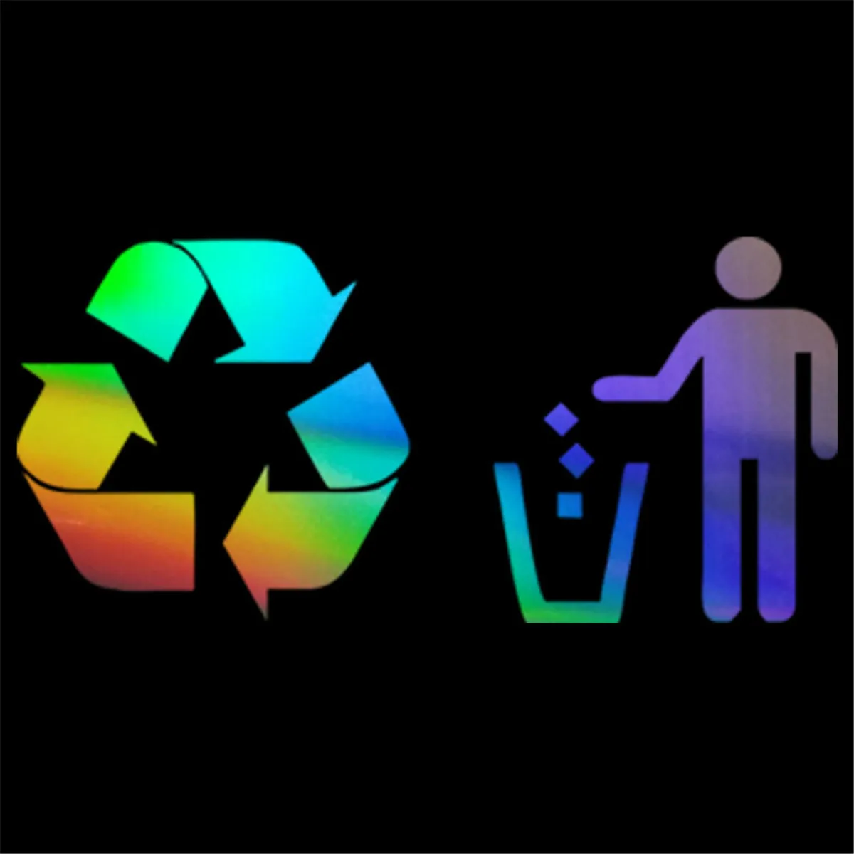 Décor Decals, Stickers & Vinyl Art Home Décor Recycle Reduce Reuse Sign