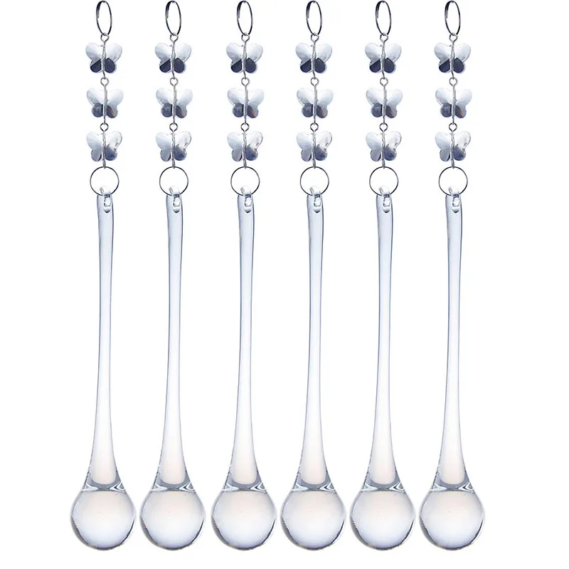 Buy 10pcs/lot Clear Crystal Prisms Chandelier Parts