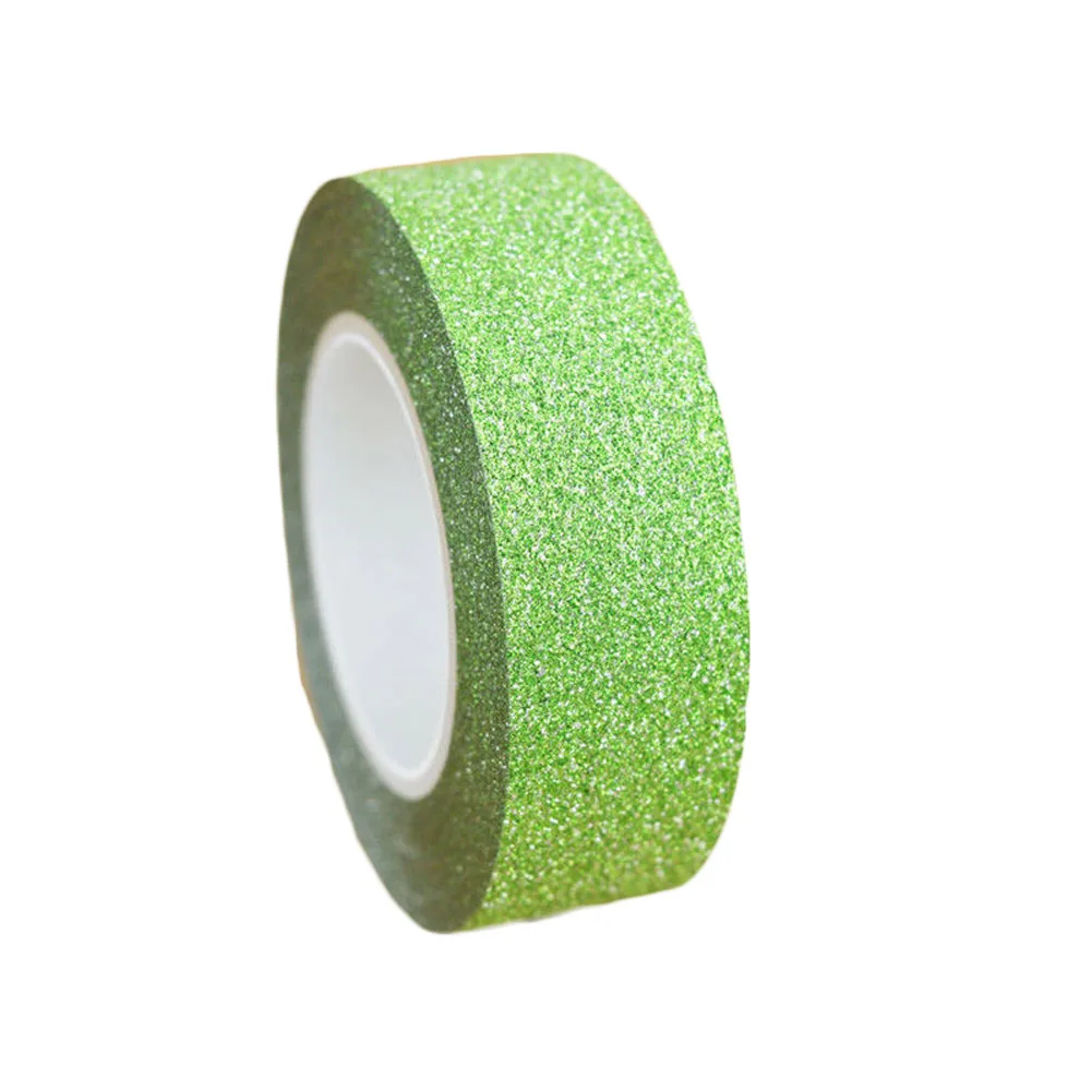 

1piece 3m Kawaii Glitter Matte Tape 8 Colors Book Decor Washi Tape Scrapbooking Card Adhesive Paper Sticker DIY Craft Gift