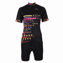 Новые женские майки с коротким рукавом для велоспорта Personas мозаика квадраты одежда для велоспорта черная весенняя одежда для велоспорта Размер XS-6XL