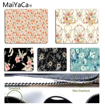 

MaiYaCa Custom Skin Flower Pattern Computer Gaming Mousemats Small Super Office Gaming Lock Edge Mouse Pad