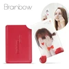 Brainbow 1piece Unbreakable Card Makeup Mirrors Shatter-Proof Pocket Mirror Compact Maquillaje Portable and Protective PU Sleeve ► Photo 1/6