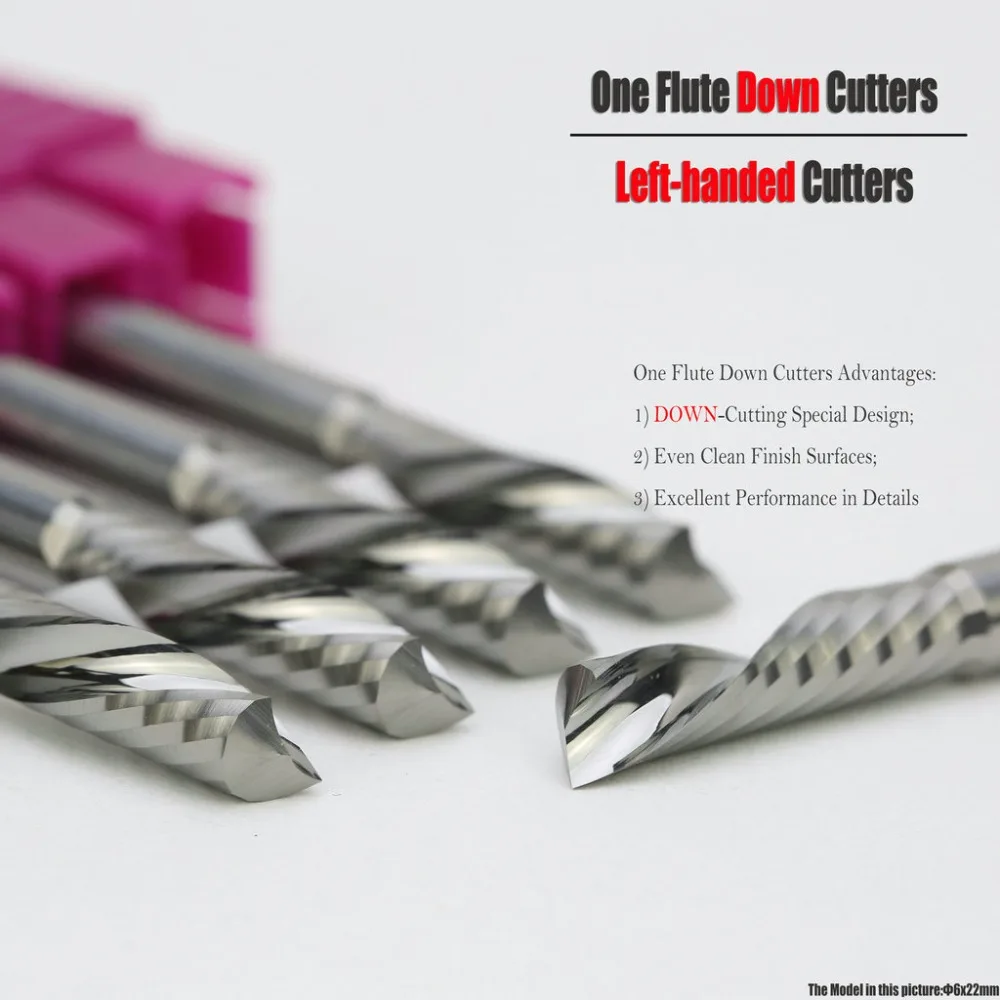 for Cutting MDF PVC Single Flute CNC Bit Liyeehao 5PCS Milling Cutter for Cutting MDF PVC Single Flute CNC Bit Liyeehao 5PCS Milling Cutter