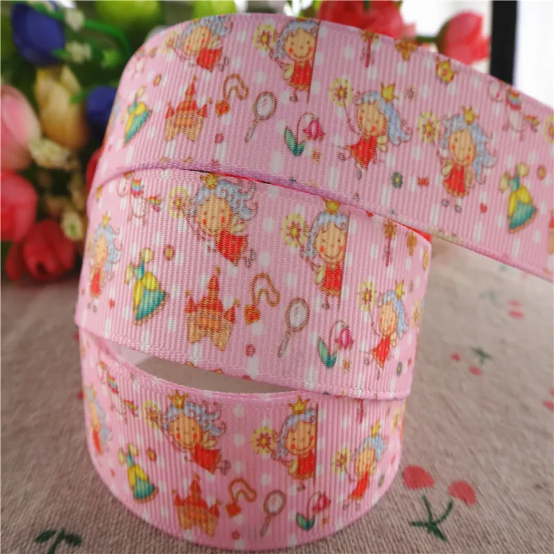 

7/8" (22mm) 5 yards/lot cartoon printed grosgrain ribbons animals ribbon DIY handmade materials MD18022616