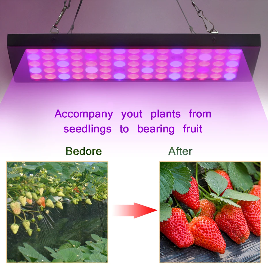 VBS 15 Вт лампа для растений AC85-265V панель полный спектр растительный свет светодиодный растительный свет для внутреннего рассады цветущие