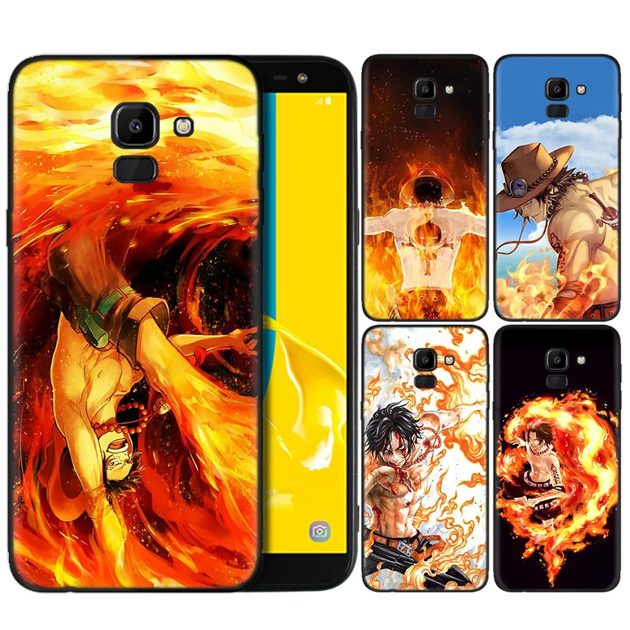 

Cartoon Pattern Silicone Case For Samsung Galaxy J4 J6 A6 A8 Plus A7 A9 J8 2018 A5 2017 Phone Soft Cover Shell One Piece Ace