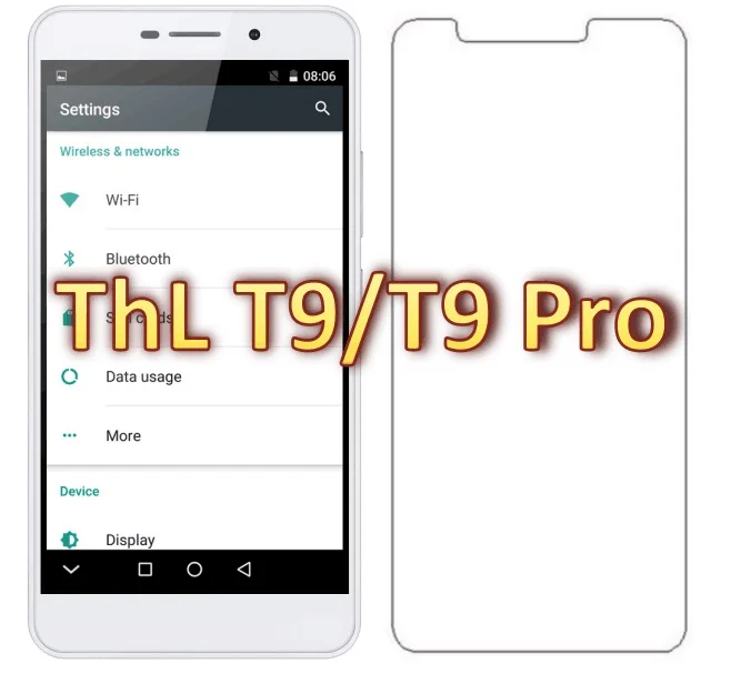 Пленка из закаленного стекла для THL T9 T 9 5 дюймов передняя Взрывозащищенная