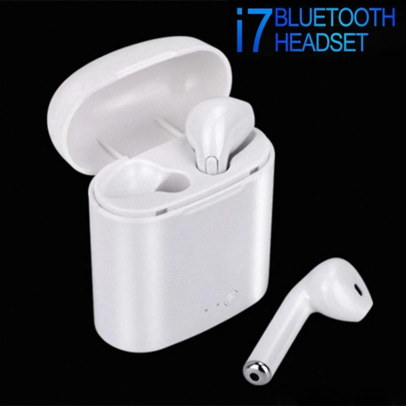 

NEW I7s TWS Wireless Bluetooth Earphones with mini Charge box Headsets Earbuds For Iphone X 6 7 8 plus Samsung Xiaomi Huawei LG
