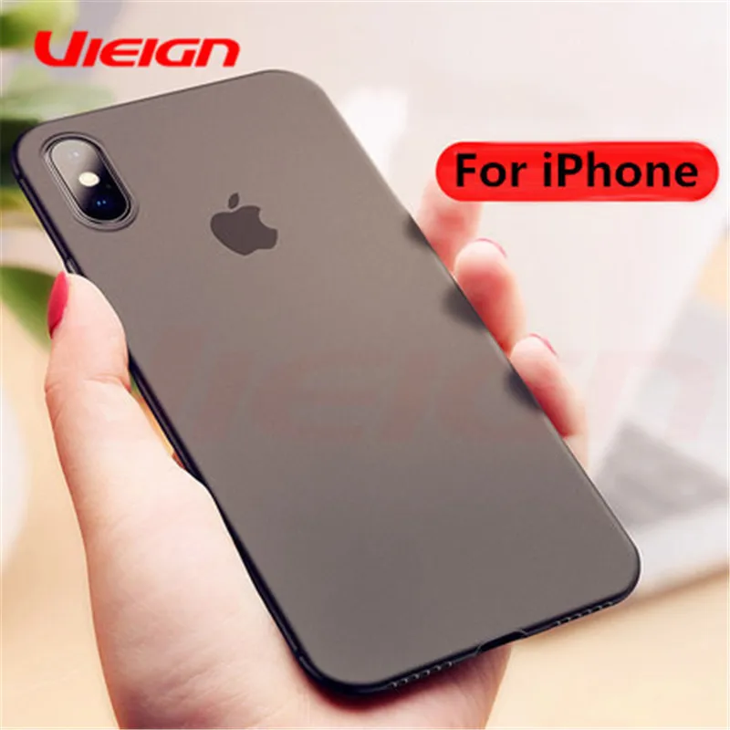 

VIEIGN Ultra-thin 0.3mm Matte Transparent Phone Case For iPhone 7 6 6s 8 Plus Protective Case For iPhone 5 5s 6 8 7 Plus Cover
