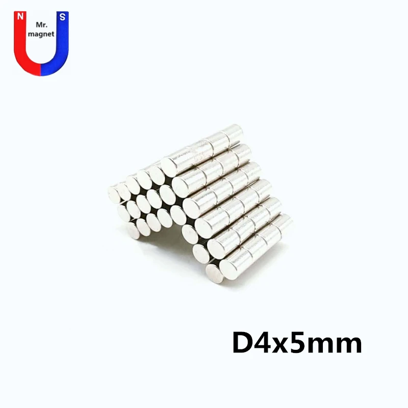 

1000pcs neodymium magnet 4x5mm N35 Small Disc Round Super Strong magnets 4*5 mm Powerful Rare Earth Neodymium Magnets 4x5 mm