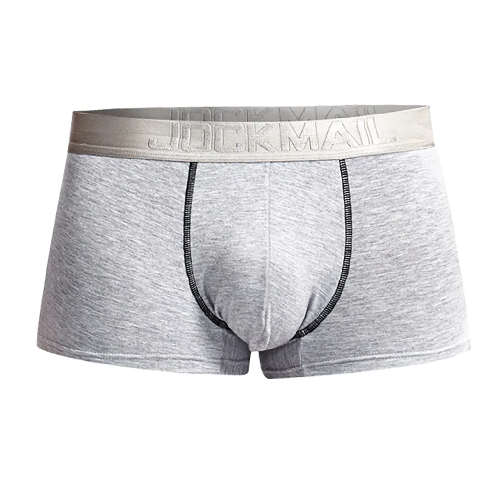 

Cotton Men's Underwear New Sexy Solid Color Patchwork Low Waist Soft and Comfortable Breathable Fashion Casual Daily Boxer #Z