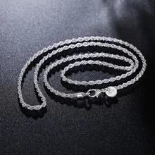 Men’s Silver Plated Rope Chain