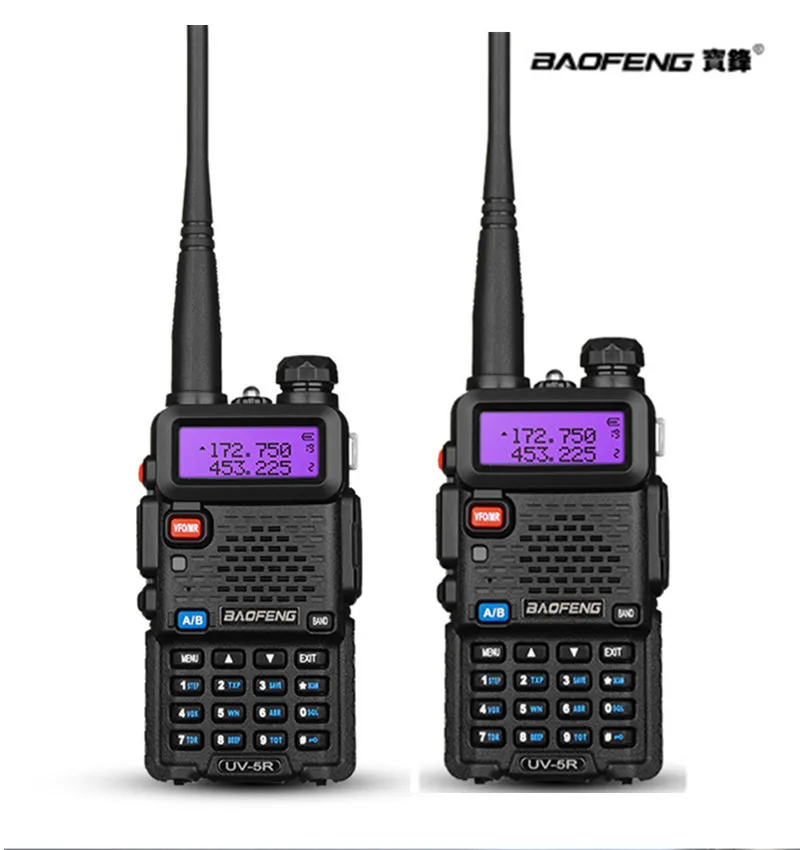 2 шт. Baofeng UV-5R CB радио VOX 10 км портативная рация пара двухстороннее радио коммуникатор для Baofeng ham raido uv5r