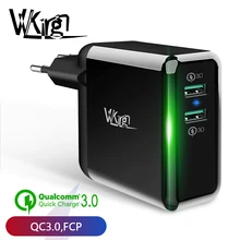 VVKing USB быстрое зарядное устройство 36 Вт двойной Quick Charge 3,0 для iPhone samsung Galaxy Xiaomi huawei LG QC3.0 зарядка EU/US зарядное устройство для телефона