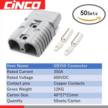 

50Sets / Carton 600 V 350 A SB350 Connect Plug Carvan Charger Battery DC Power Connector Portable high temperature resistance