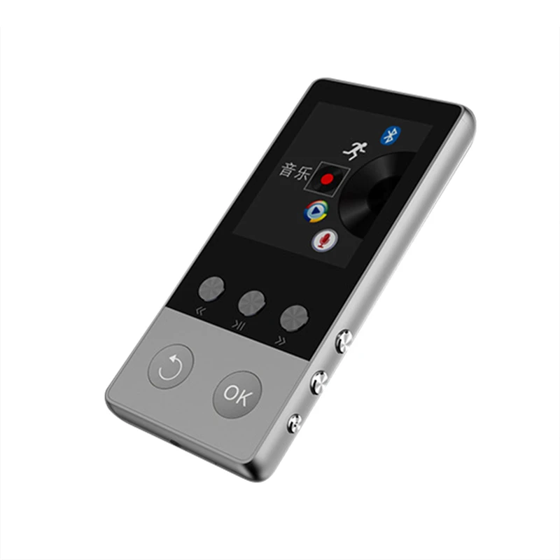 MP3 плеер HIFI Bluetooth4.0 1 8 дюймовый TFT экран музыкальный с диктофоном шагомером видео fm