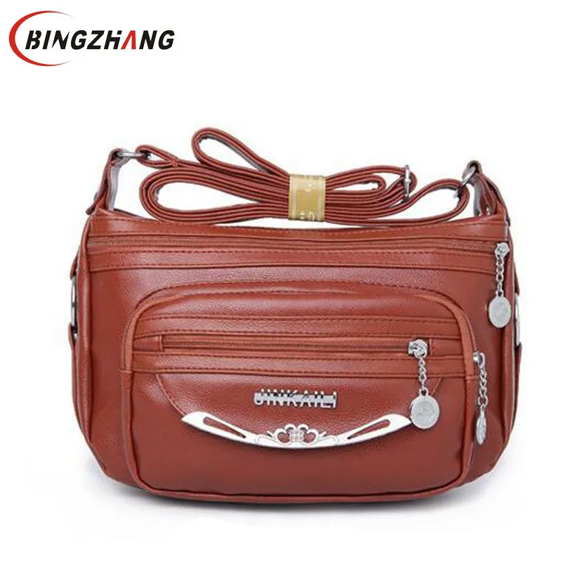 

New Fashion Joker Women Single Shoulder Bag Luxury Brand PU Leather Lady Bag European American Female Bag Crossbody Pack L8-9