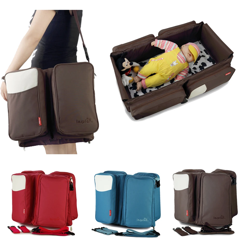 2016 Multifunction 2 in 1 Mummy bag,Cloth diaper bag portable baby