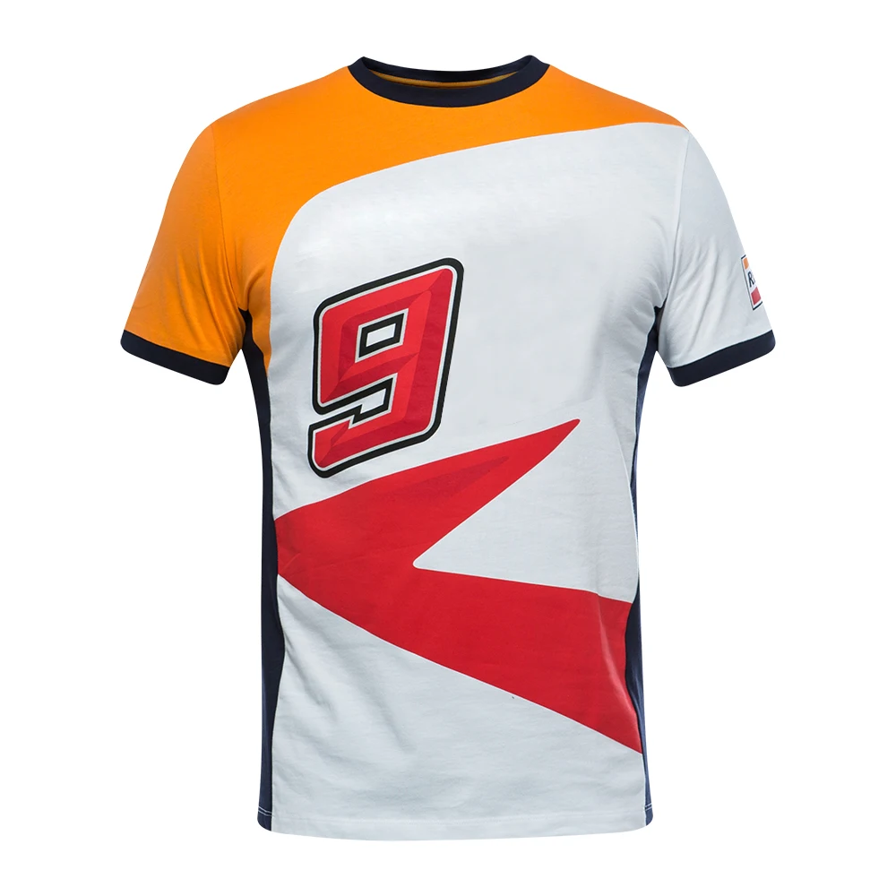 

Repsol White Orange Casual T-shirt Motobike Motorcycle Racing Sports ATV BIKE Men's T Shirt