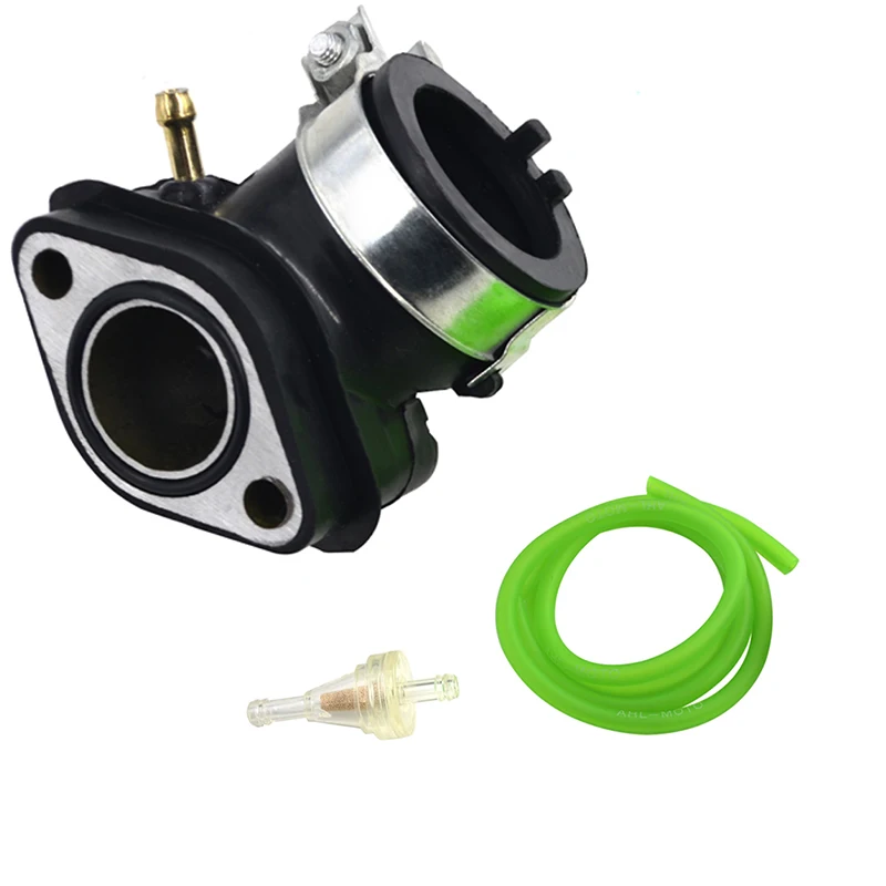 Murah Suku Cadang Motor Karburator Antarmuka Bensin Filter 1 M Tabung Minyak Kit untuk GY6 125cc 125 Pad Koneksi Asupan Outlet Manifold