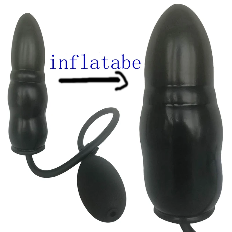 AMABOOM 8cm Inflatable Huge Anal Plug Expandable Butt With Pump Adult Sex Toys for Women Men Dilator Massager | Красота и здоровье