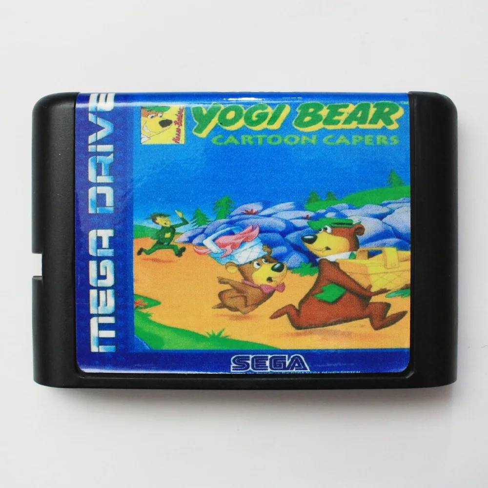

Yogi Bear 16 bit SEGA MD Game Card For Sega Mega Drive For Genesis