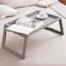 Портативный складной столик для ноутбука Тетрадь стол диван накроватный столик для ноутбука ForEating изучения на диван-кровать со складной стол ноги