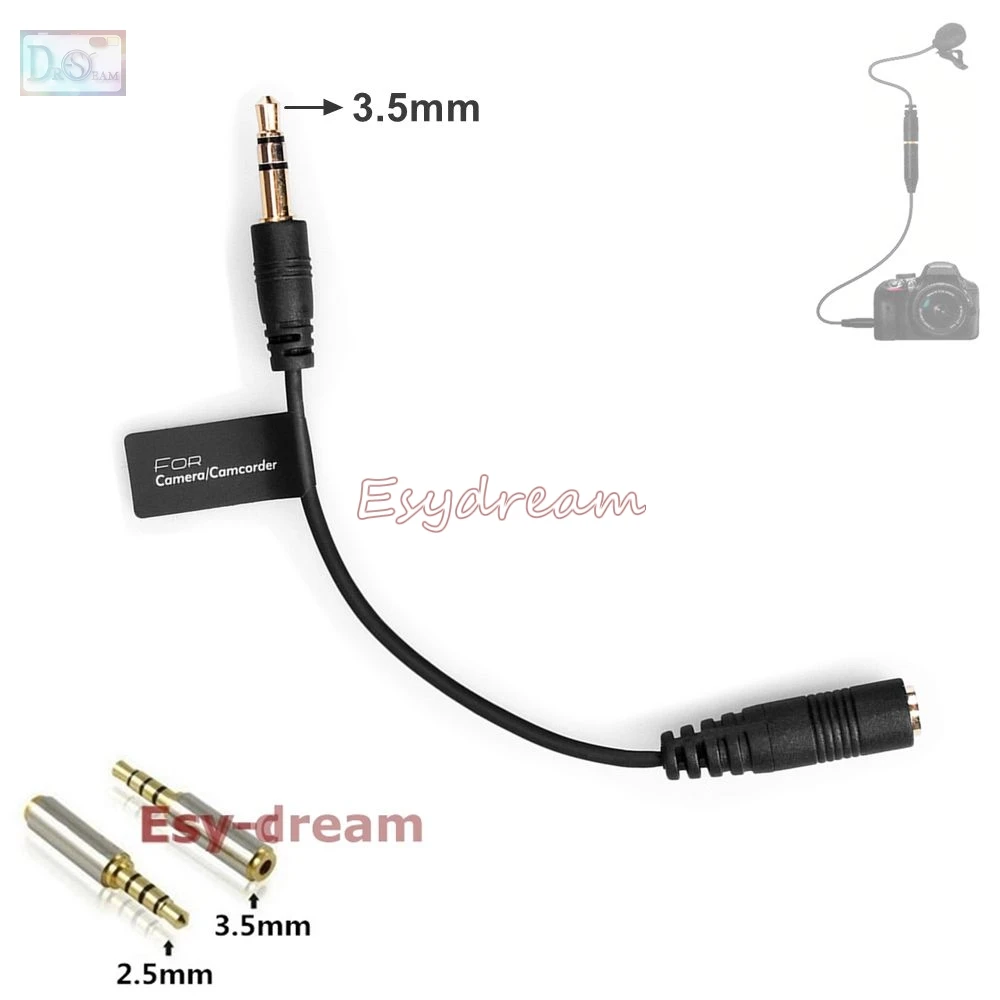 

COMICA CVM-CPX 3.5mm Female TRRS to Male TRS Audio Cable AUX Extension Converter Microphone Cable Adapter for Canon Sony Nikon