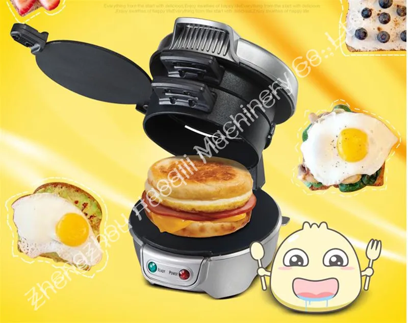 Профессиональная Подлинная Тройная многофункциональная машина для завтрака жареная яйцеварка