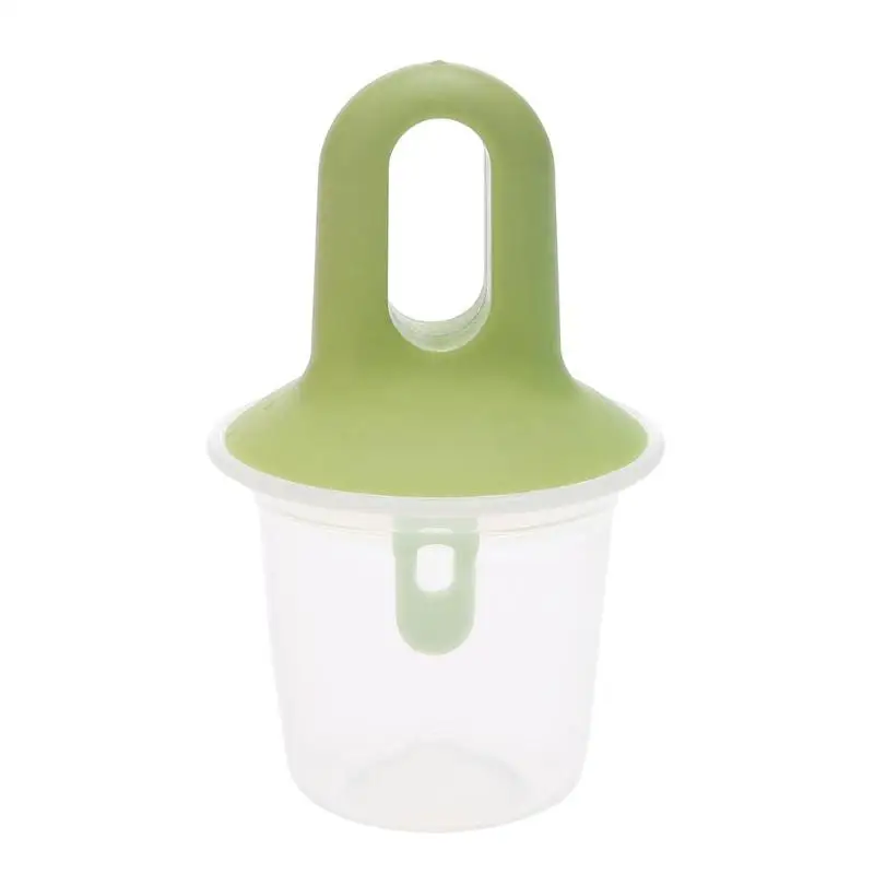 DIY льда формы для крема замороженный кубик льда ванны производитель плесень лоток сковорода кухонный инструмент мороженое производитель мороженого Popsicle Maker Высокое качество Новинка - Цвет: Зеленый