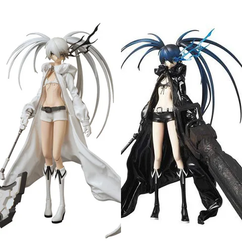 

Anime BLACK ROCK SHOOTER Action Figure 12inch Movable BLACK ROCK WHITE ROCK Model Dolls PVC Figurine Kids Toys Decoration