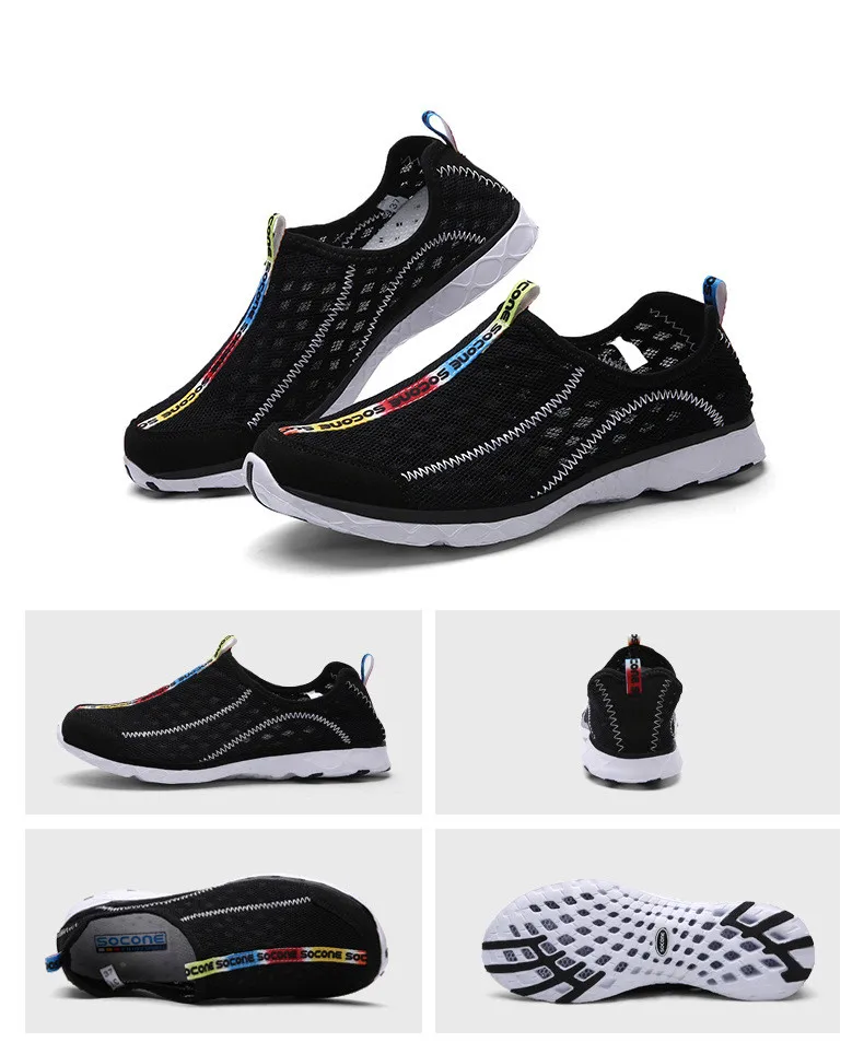 Sapatas de Água ao ar Livre dos Homens do Aqua Sapatos de Água para as Mulheres Sapatos de Esportes Tênis de Caminhada dos Homens Respiráveis 18 High Quality Esporte e Lazer