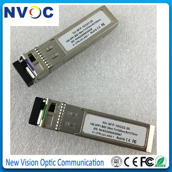 

5Pair/lot,10GBASE-LR Optical Module 10G 1270nm/1330nm 20km DDM WDM BiDi SFP+ LC Fiber Optical Transceiver