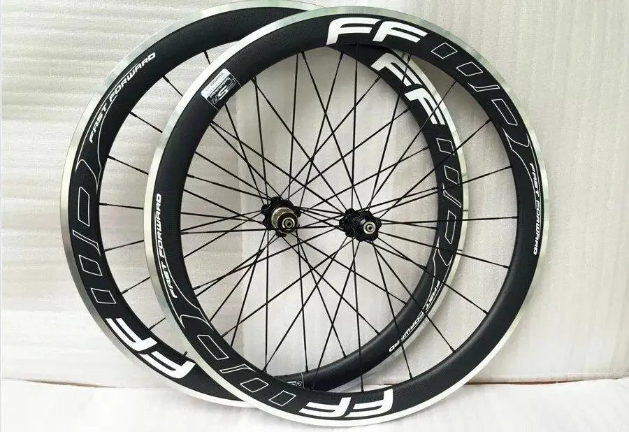 50mm Clincher 700c Aluminum Bicycle Wheelset Carbon Wheels Alloy Brake Surface Bike Wheels 23mm width