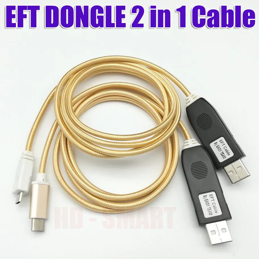 

2018 News original EASY FIRMWARE TEMA / EFT DONGLE EFT Dongle Serial 2 IN 1 cable Free shipping