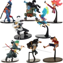 Anime Een Stuk Figuur Speelgoed Scultures Grote Nightmare Luffy Zoro Ace Wet Doflamingo Jinbe Roker Marco Model Poppen(China)