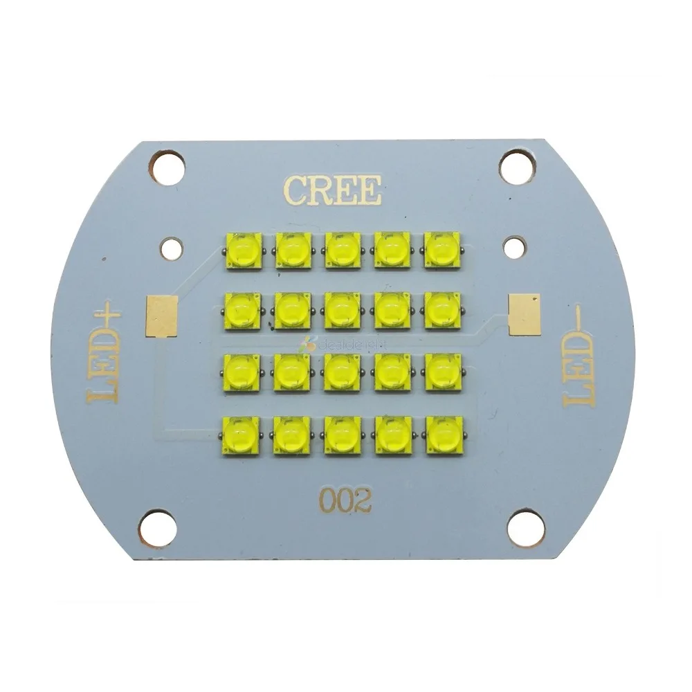 Светодиодная лампа повышенной мощности Cree XLamp XTE 50 Вт 100 лампочка 10D 20D цвет