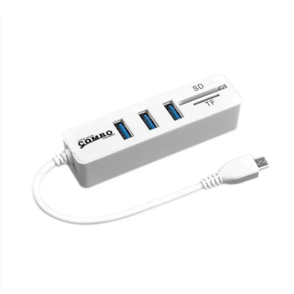2 в 1 мини разветвитель с 3 портами USB 0 и кардридером|hub splitter|splitter hubhub usb mini |