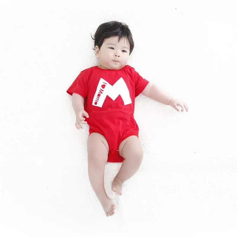 New Arrivaly Love Papa Mama Printed Baby Boy Girl Clothes Infantil font b Romper b font