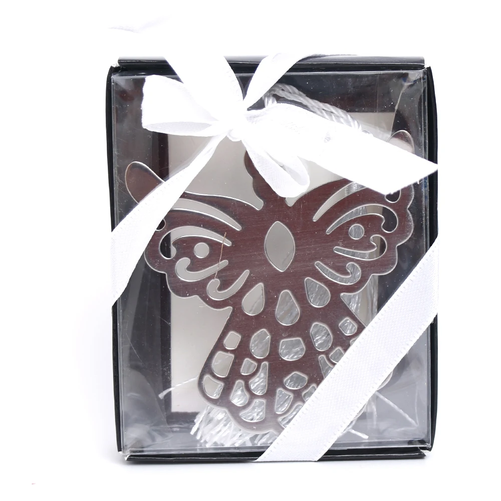 1 шт. металлическая Закладка белая лента кисточка Закладка Ангел для свадьбы или «нулевого дня рождения» стаканчики для вечеринки
