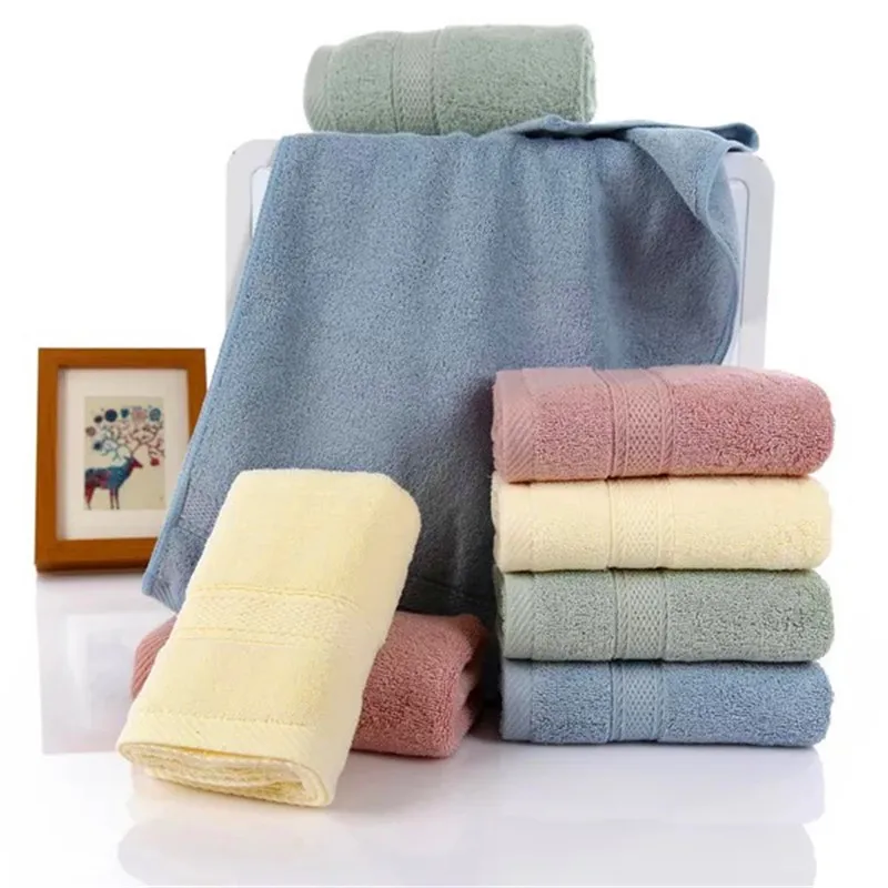 Полотенце для лица голубого Боба Зеленого Цвета 35x75 см 120 г Высокое качество впитывающее полотенце 1000 шт. на заказ