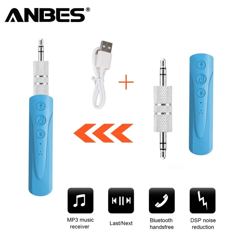 3 5 мм Jack приемник аудио адаптер конвертер беспроводной Bluetooth AUX ресивер музыка