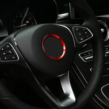 

Car Steering Wheel Circle Decoration Sticker Trim For Mercedes Benz E class W213 C class W205 GLC GLE Modified Decals