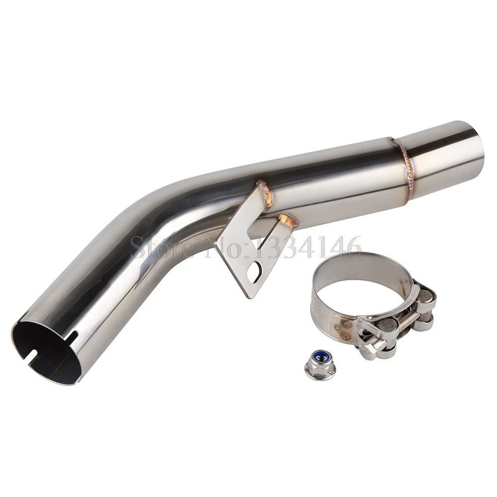 

NICECNC For Suzuki GSX-R GSXR 600 750 2008 2009 2010 GSXR600 GSXR750 Eliminator Exhaust Mid Pipe Stainless Steel Decat Pipe